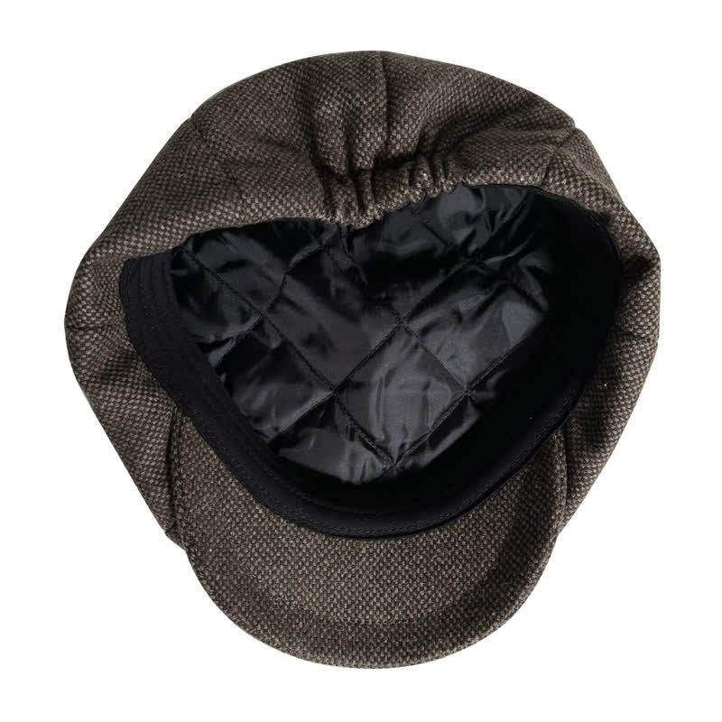 Vintage Auburn Newsboy Beret Octagonal Cap - Image 9