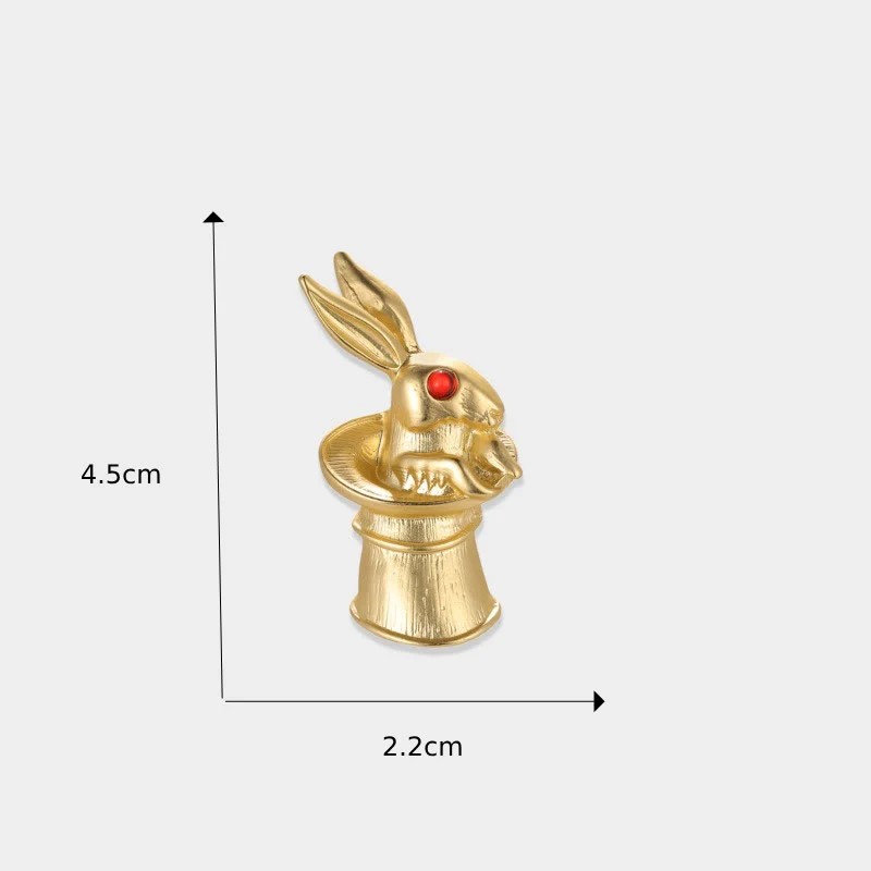 Vintage Baby Rabbit Brooch Gold Shirt Accessories - Image 8