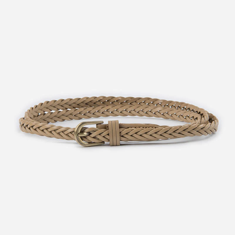 Vintage Braided Belt Girdle Waist Belt Without Holes - Image 14