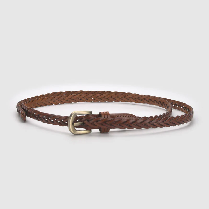 Vintage Braided Belt Girdle Waist Belt Without Holes - Image 16