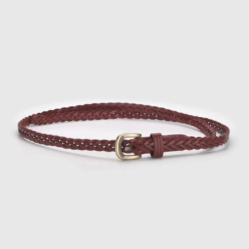 Vintage Braided Belt Girdle Waist Belt Without Holes - Image 19