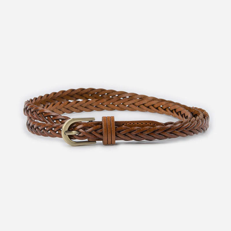 Vintage Braided Belt Girdle Waist Belt Without Holes - Image 3