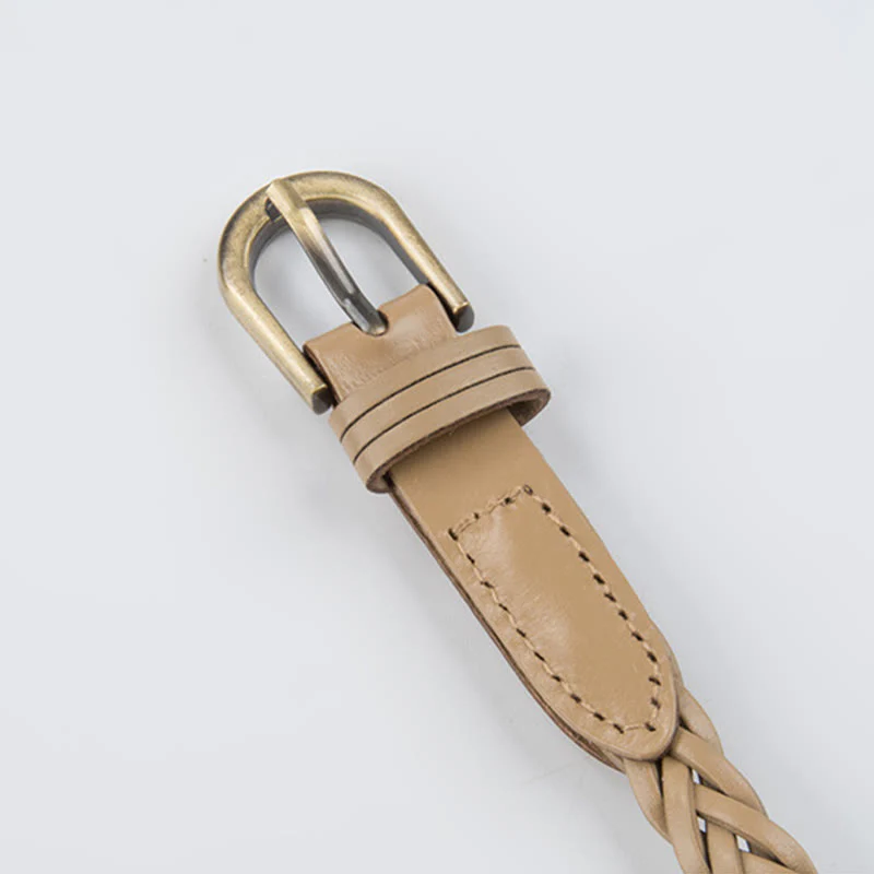 Vintage Braided Belt Girdle Waist Belt Without Holes - Image 7