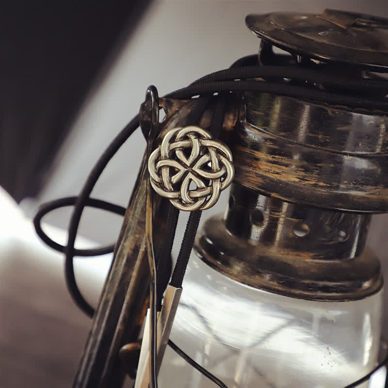 Vintage Celtic Knot Hollow Exotic Bolo Tie - Image 2