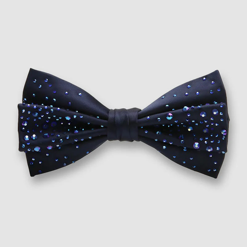 Vintage Creative Diamond Studded Formal Bow Tie - Image 4