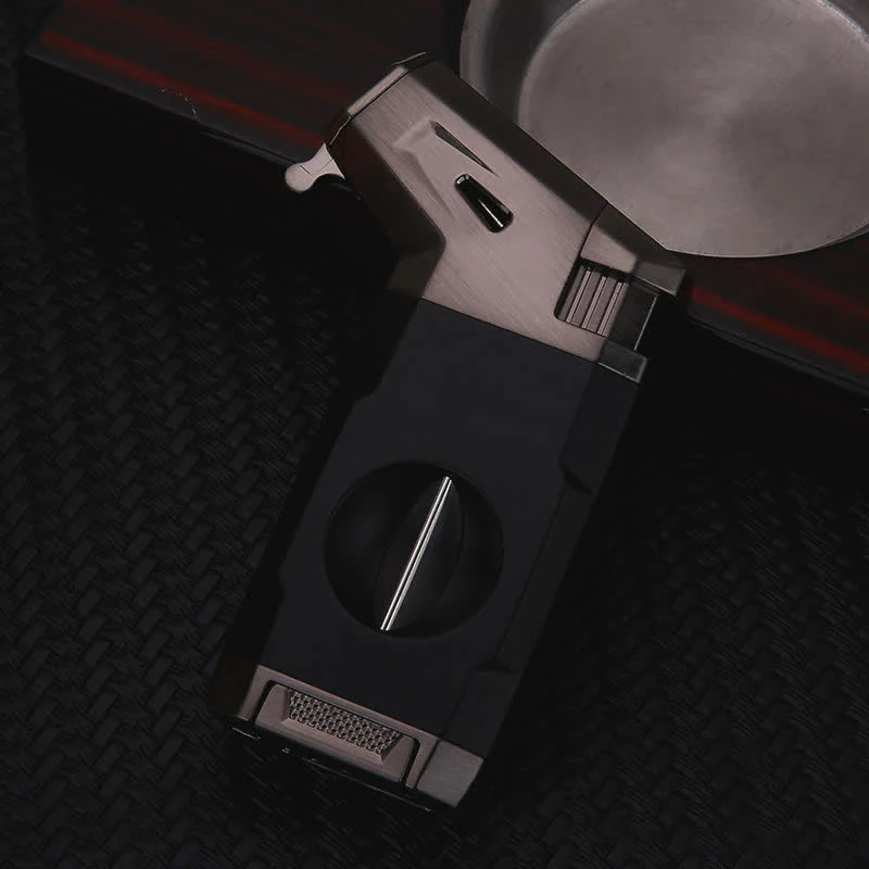 Vintage Jet Flame Herb Butane Lighter & Cigar Cutter - Image 12