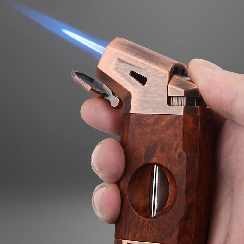 Vintage Jet Flame Herb Butane Lighter & Cigar Cutter - Image 7
