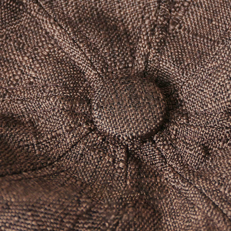 Vintage Octagonal Newsboy Breathable Beret Hat - Image 2
