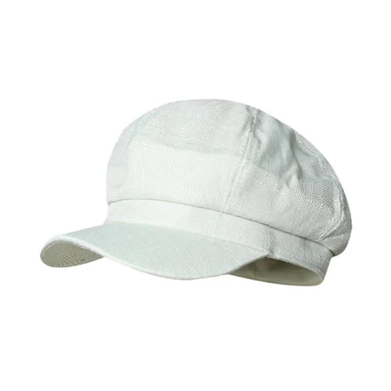 Vintage Octagonal Newsboy Breathable Beret Hat - Image 9