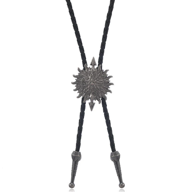 Vintage Sunflower Arrow Design Bolo Tie - Image 5