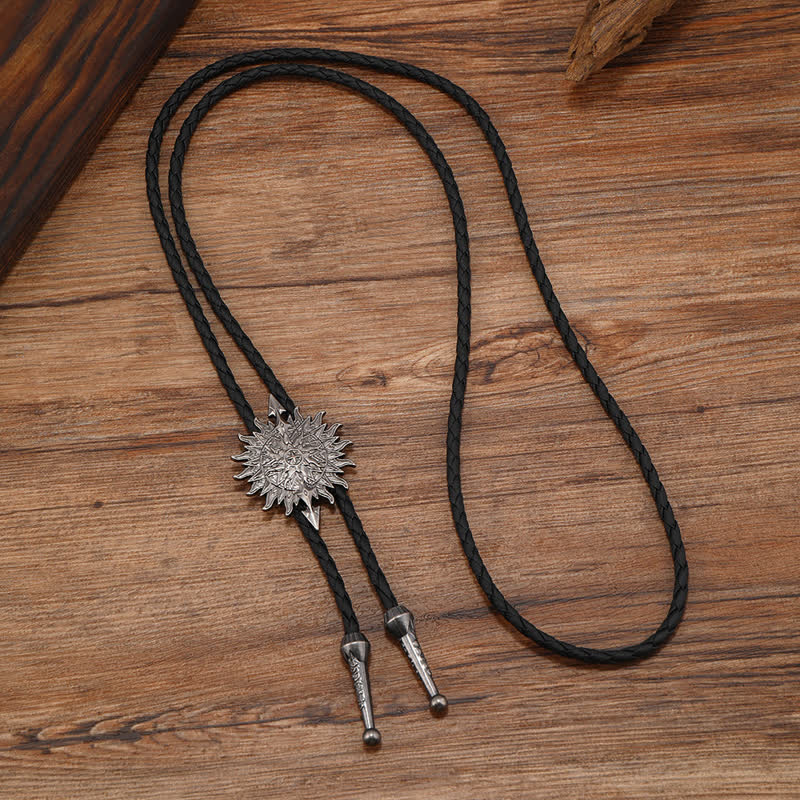 Vintage Sunflower Arrow Design Bolo Tie - Image 6