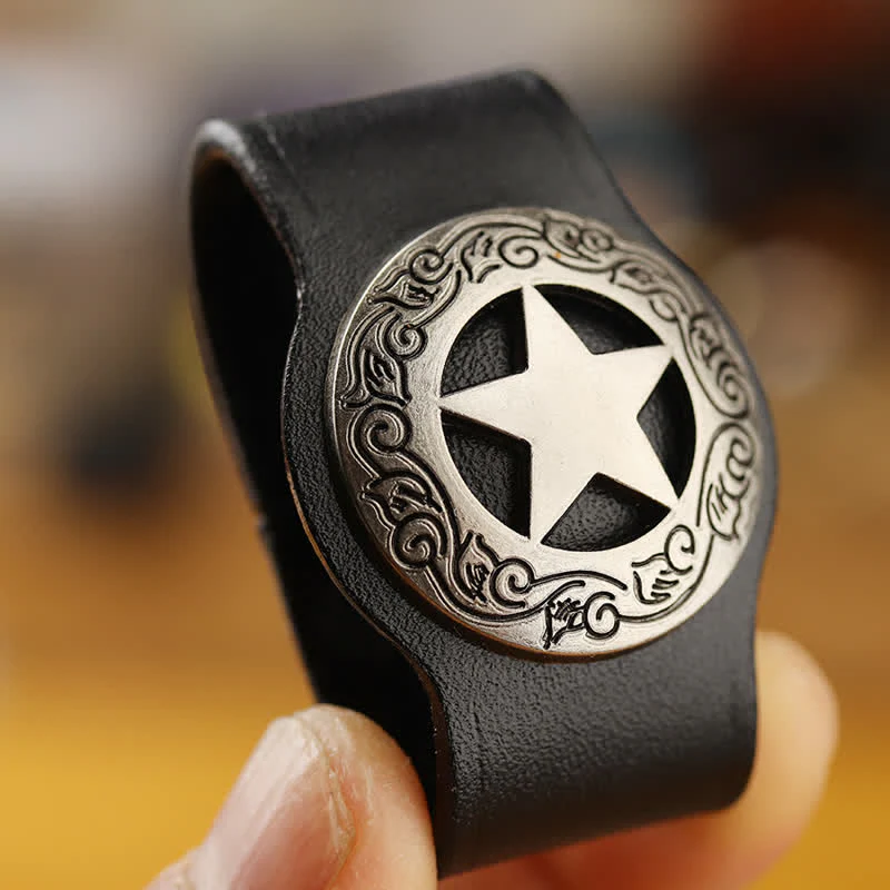 Waist Decoration Real Leather Belt Loop Fixing Ring - Image 12