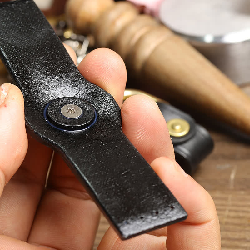 Waist Decoration Real Leather Belt Loop Fixing Ring - Image 6