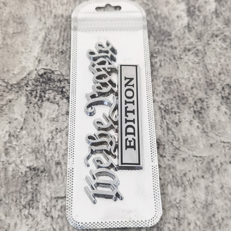We The People EDITION Metal Sticker Car Badge - Image 3