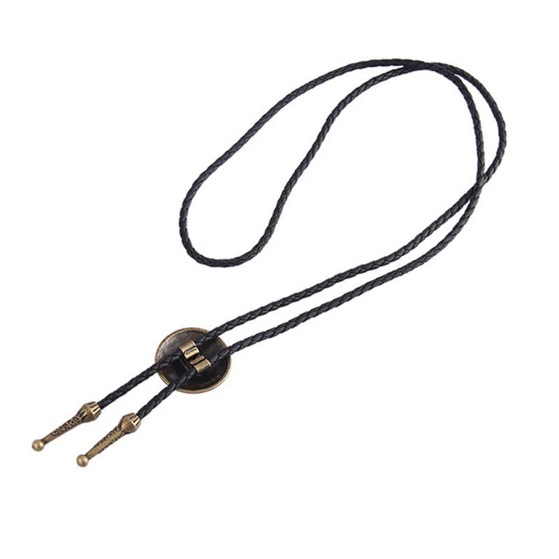 Western Deer Head Cowboy Rodeo Bolo Tie - Image 4