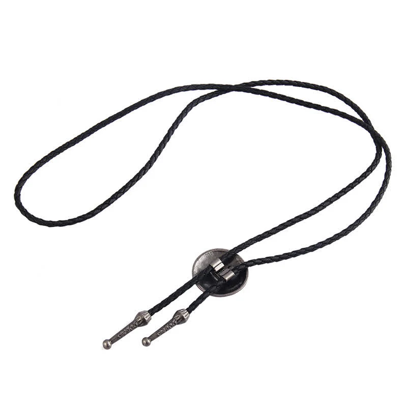 Western Deer Head Cowboy Rodeo Bolo Tie - Image 9