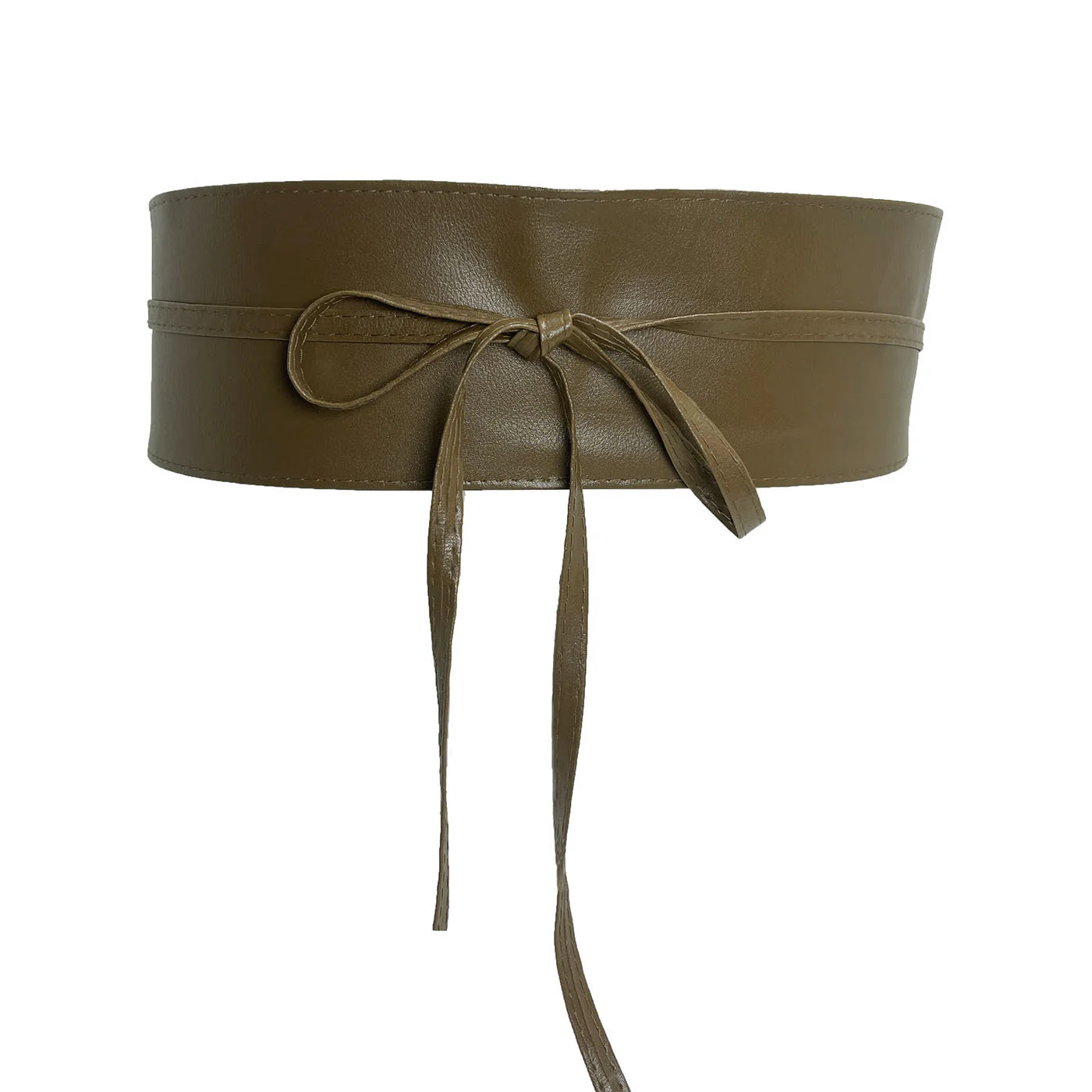 Wide Waist Belt For Women Lashing Leather Corset Belt - Image 11