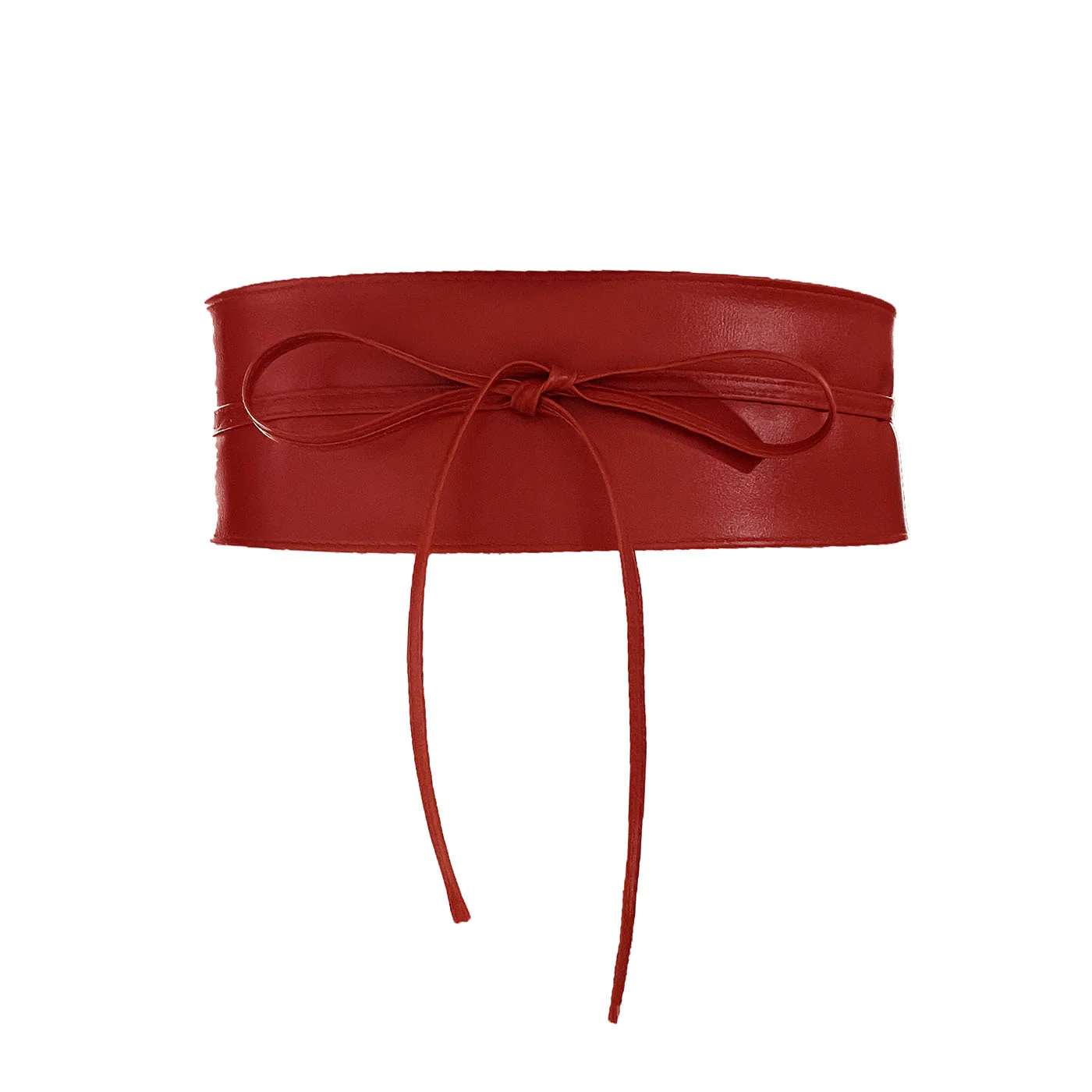 Wide Waist Belt For Women Lashing Leather Corset Belt - Image 12