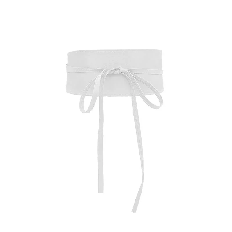 Wide Waist Belt For Women Lashing Leather Corset Belt - Image 8