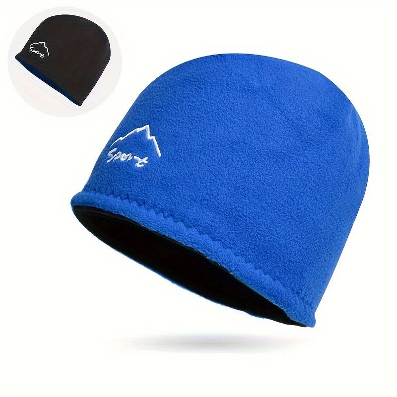 Windproof Polar Fleece Reversible Warm Hat - Image 2