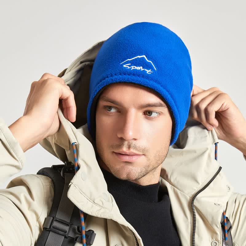 Windproof Polar Fleece Reversible Warm Hat - Image 3