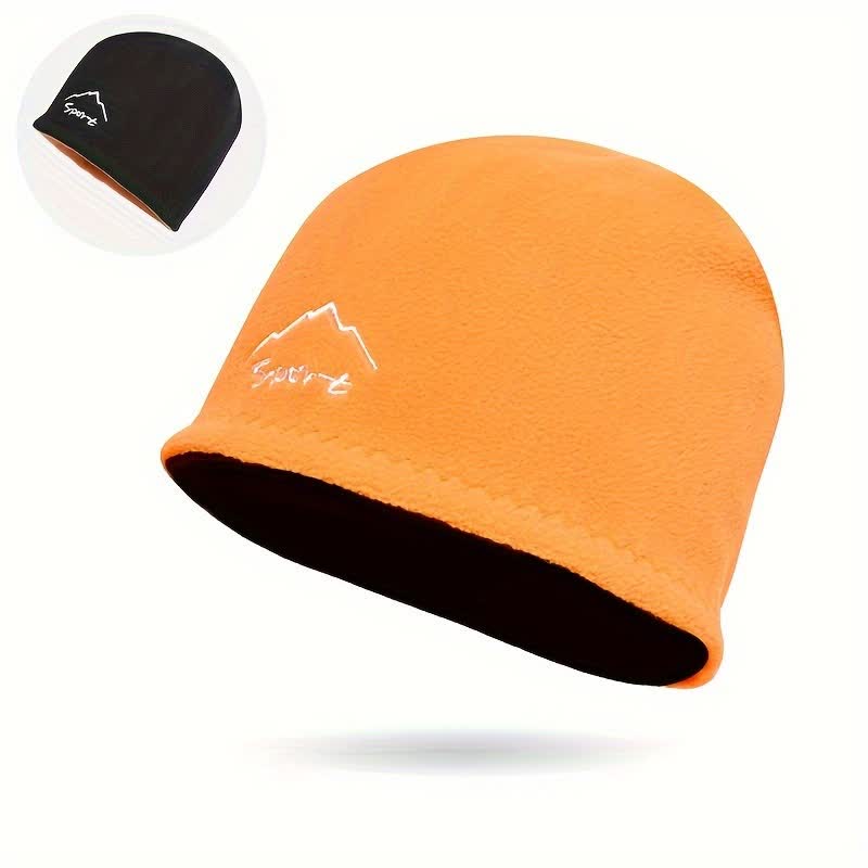 Windproof Polar Fleece Reversible Warm Hat - Image 7