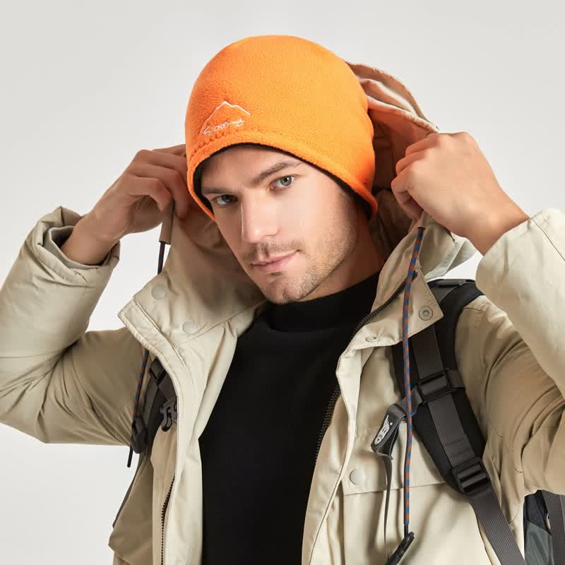Windproof Polar Fleece Reversible Warm Hat - Image 9