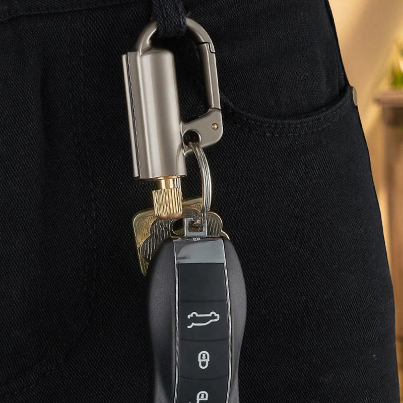 Windproof Portable Ten Thousand Matches Keychain Kerosene Lighter - Image 6
