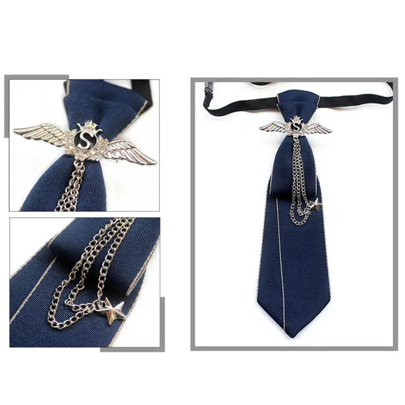 Wings Pre-tied Unisex Necktie With Adjustable Band - Image 6