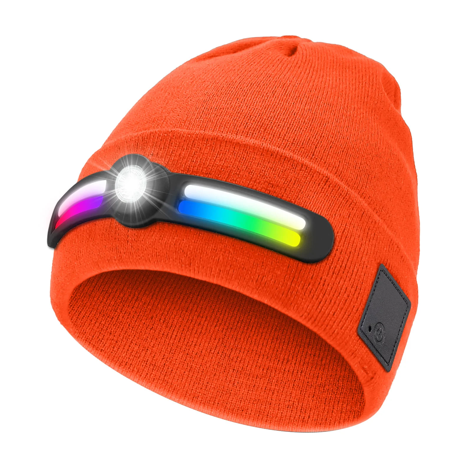 Winter LED Lighting RGB Mode Knitted Beanie Hat - Image 9