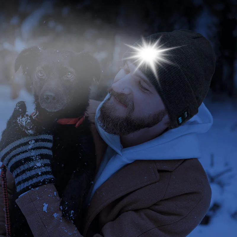 Winter Music & LED Lighting Bluetooth Beanie Hat - Image 3