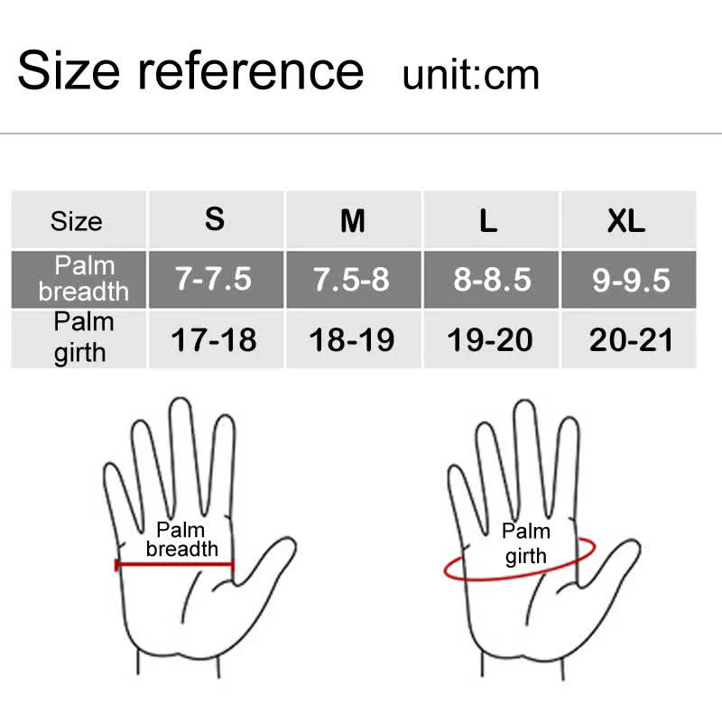 Winter Padded Zipper Pocket Ski Sports Gloves - Image 4