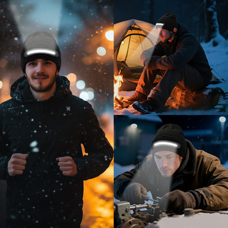 Winter Warm Music Bluetooth Beanie Hat with Lighting - Image 5