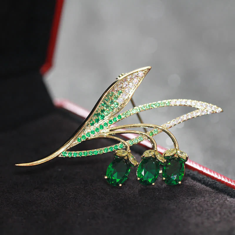 Women's Bellflower Lily Of The Valley Brooch - Image 10