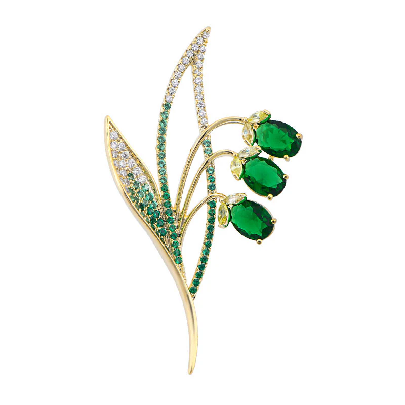 Women's Bellflower Lily Of The Valley Brooch - Image 11