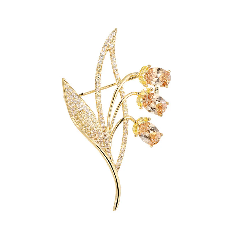 Women's Bellflower Lily Of The Valley Brooch - Image 6