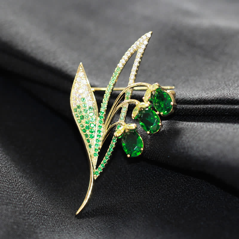 Women's Bellflower Lily Of The Valley Brooch - Image 7