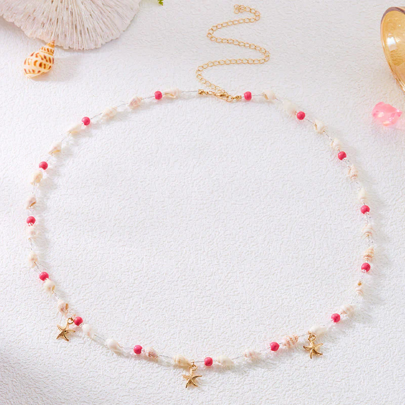 Women's Bohemian Beach Starfish Sea Shell Waist Chain - Image 6