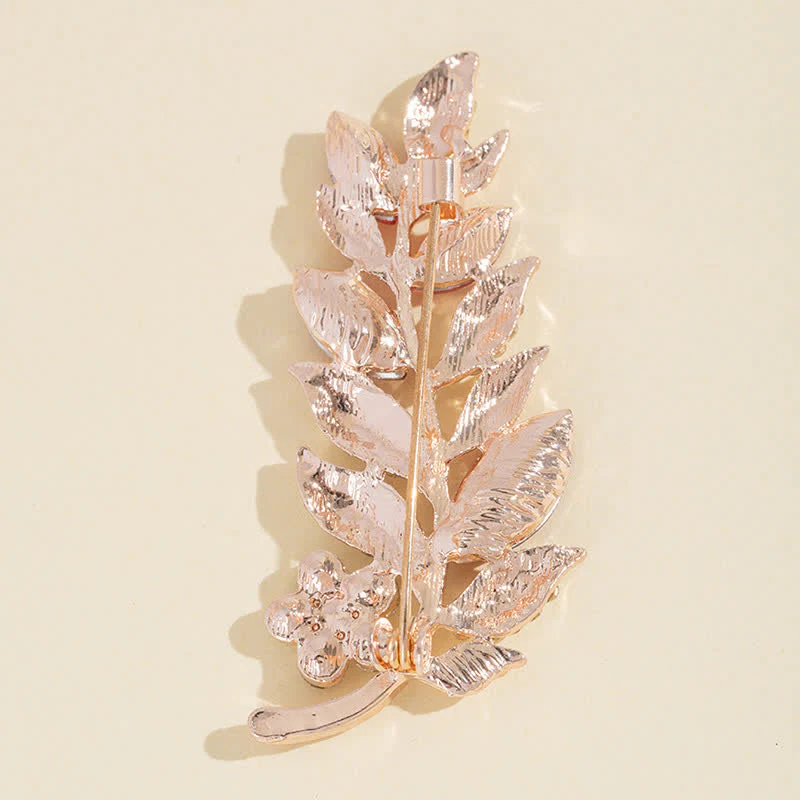 Women's Bohemian Leaves Brooch - Image 3