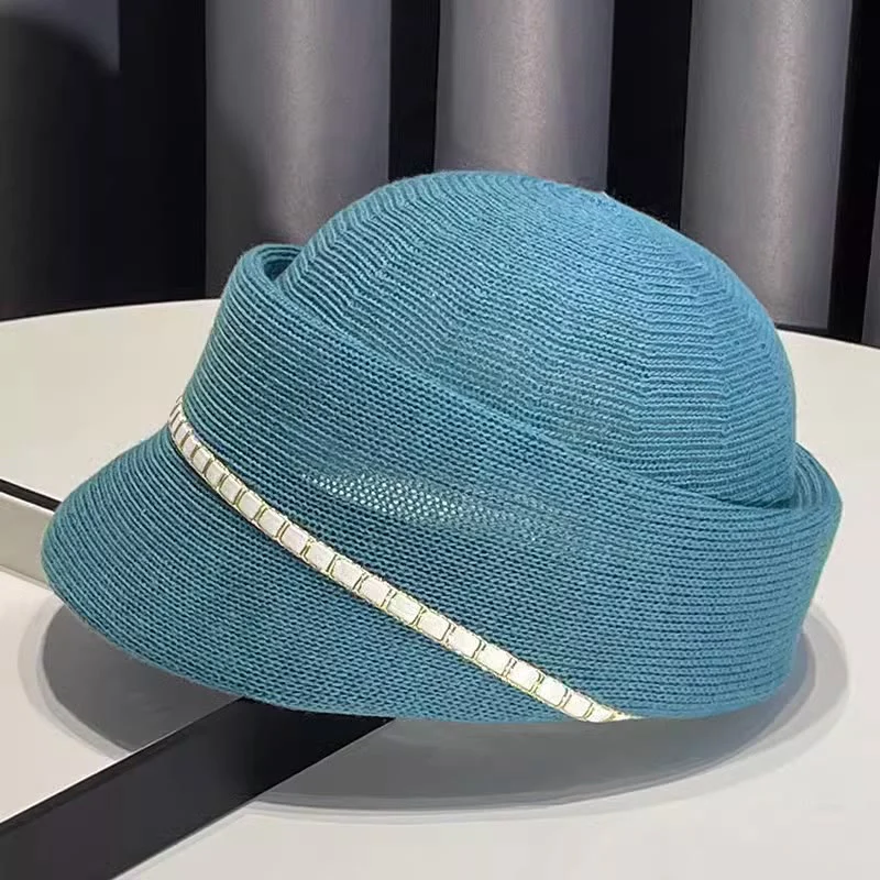 Women's Breathable Leather Webbing Decoration Equestrian Hat - Image 10