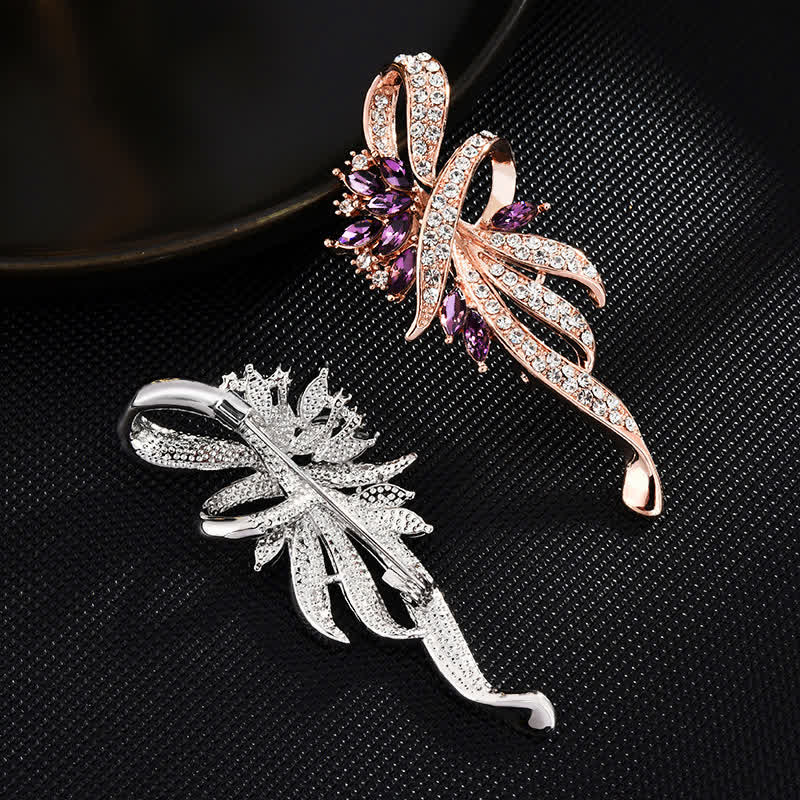 Women's Charming Bauhinia Flower Brooch - Image 4