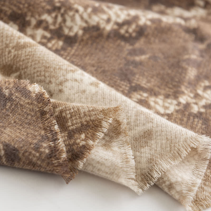 Women's Chic Street Style Snakeskin Print Scarf - Image 12