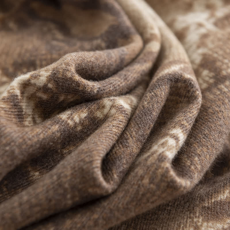 Women's Chic Street Style Snakeskin Print Scarf - Image 8