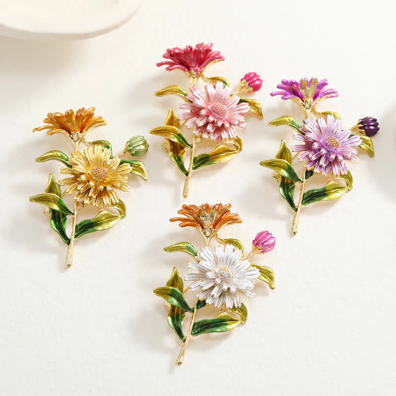 Women's Creative Floral Daisy Brooch - Image 2