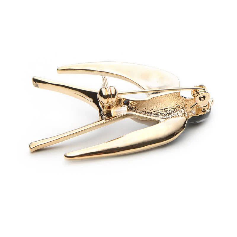 Women's Cute Enamel Swallow Brooch - Image 3