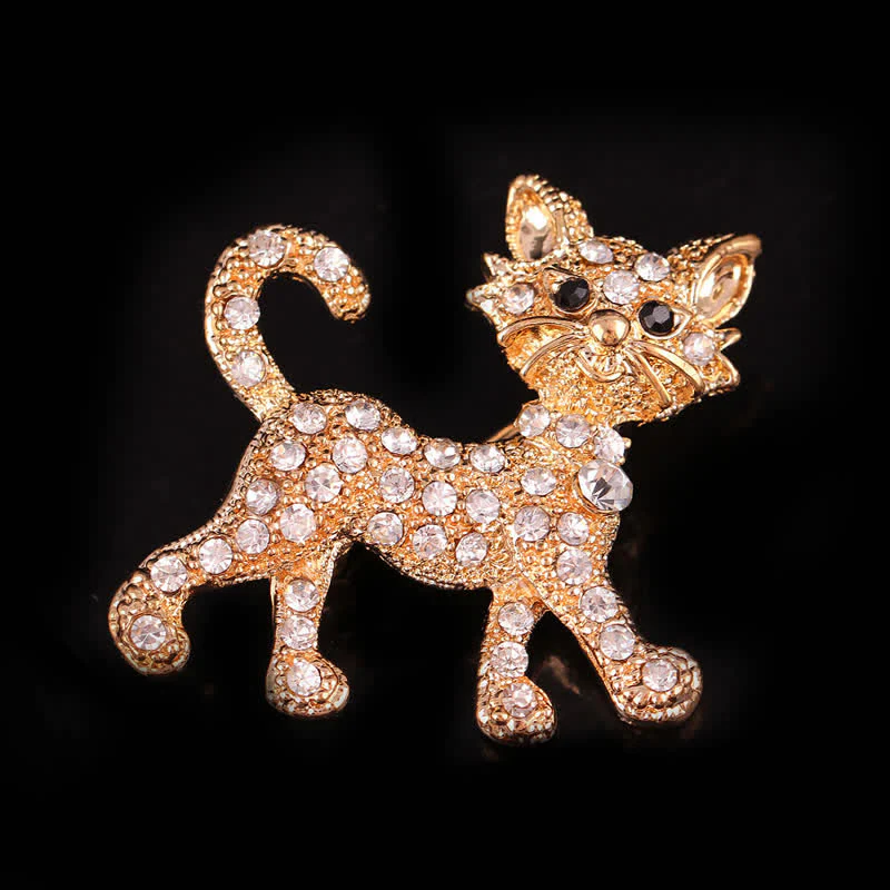 Women's Cute Kitty Cat Brooch - Image 3
