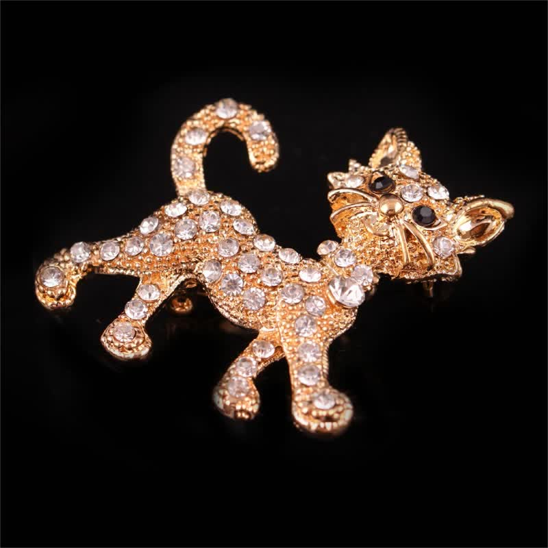 Women's Cute Kitty Cat Brooch - Image 5