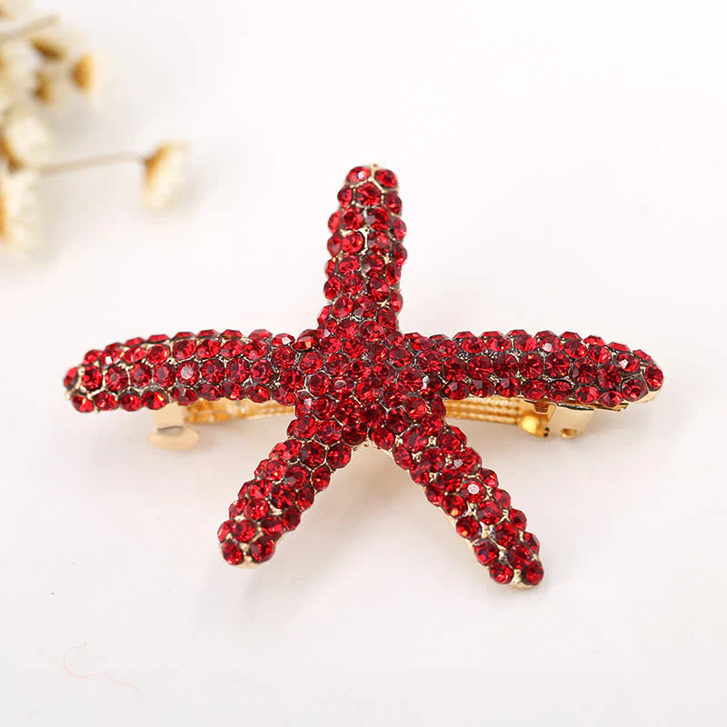 Women's Diamante Sea Marine Animal Life Hair Clip - Image 10