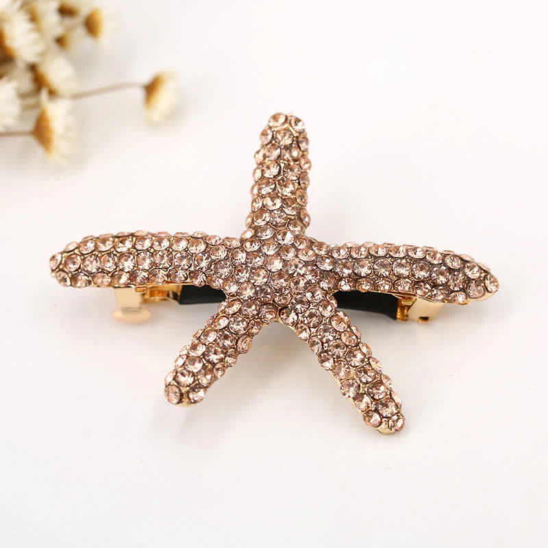 Women's Diamante Sea Marine Animal Life Hair Clip - Image 3