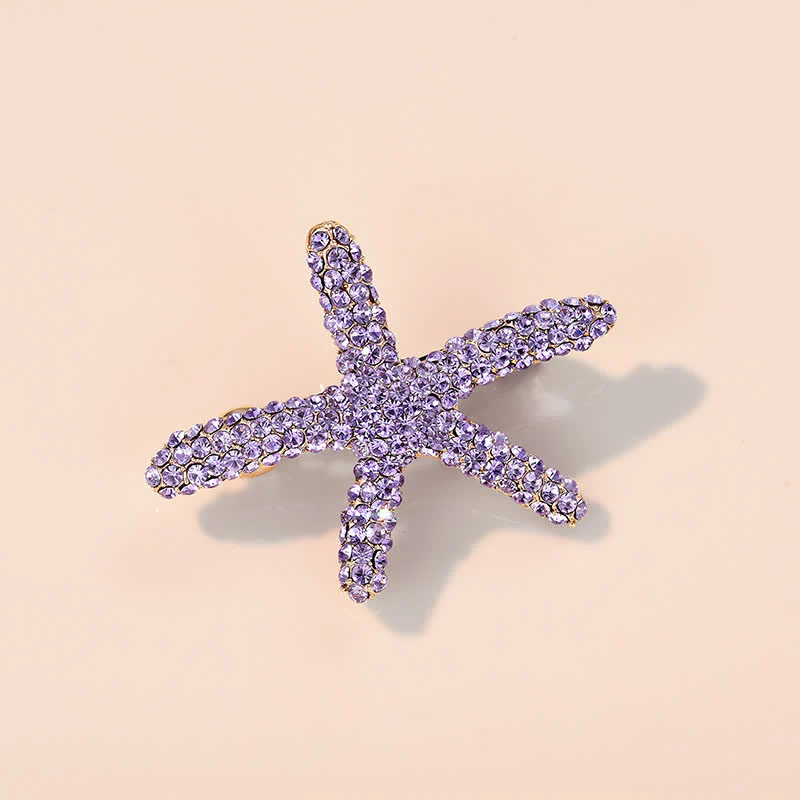 Women's Diamante Sea Marine Animal Life Hair Clip - Image 6